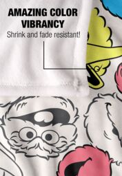Sesame Street Character Face Pattern Silky Touch Super Soft Throw Blanket 152 X 127 cm in White - thumbnail 4