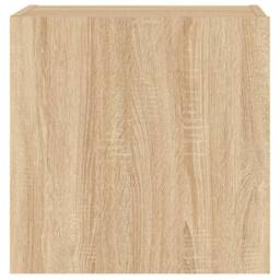 Berkfield Home TV Wall Cabinets 2 pcs Sonoma Oak 40.5x30x40 cm Engineered Wood in Tan - thumbnail 8