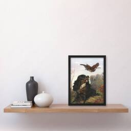 Artery8 Cocker Spaniel Dog & Woodcock Arthur Tait Framed Wall Art Print - Size: A4 - thumbnail 4