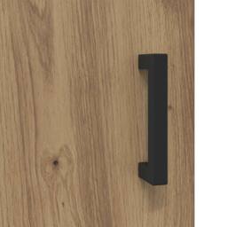 Berkfield Home TV Cabinet Artisan Oak 150x30x50 cm Engineered Wood in Light Brown - Size: 150 x 30 x 50 cm - thumbnail 8