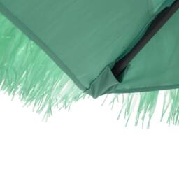 Berkfield Home Garden Parasol with Steel Pole Green 246x246x230 cm - Size: 246 x 246 x 230 cm - thumbnail 8