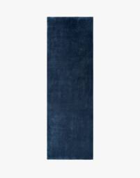 Gooch Luxury Rugs Savannah Wool Rug in Dark Blue - Size: 90 cm x 150 cm - thumbnail 1