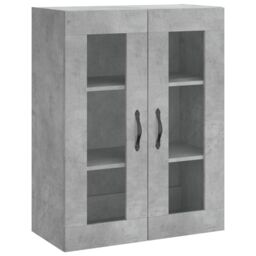 Berkfield Home Highboard Concrete Grey 69.5x34x180 cm Engineered Wood - thumbnail 5