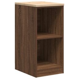 Berkfield Home Garage Storage Cabinet Brown Oak 40x51x85 cm Solid Wood Pine - Size: 40 x 51 x 85 cm - thumbnail 2