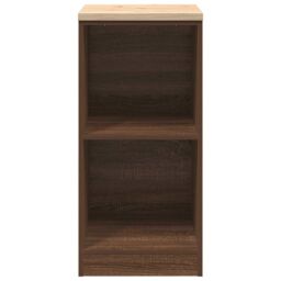Berkfield Home Garage Storage Cabinet Brown Oak 40x51x85 cm Solid Wood Pine - Size: 40 x 51 x 85 cm - thumbnail 5