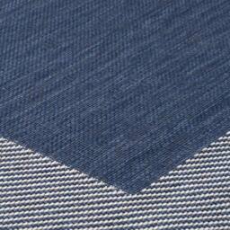 THE RUGS Outdoor Indoor Bordered Garden Patio Rug Weather Resistant in Blue - Size: 120 cm x 170 cm - thumbnail 3