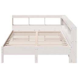Berkfield Home Bookcase Bed without Mattress White 135x190 cm Solid Wood Pine - thumbnail 5