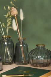 Portico Designs Ltd The Urban Gardener Set of 3 Bud Vases & Small Ceramic Plant Pot with Stand - thumbnail 2