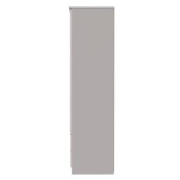 Ready Assembled 2 U Holborn 2 Door 2 Drawer Mirrored Wardrobe (Ready Assembled) in Taupe - thumbnail 2