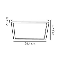 Nordlux Oja Ceiling Light Silver Plastic Hallway LED 3000/4000k Mains 30cm in Metallic Gold - thumbnail 5