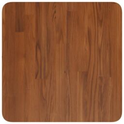 Berkfield Home Square Table Top Dark Brown 40x40x4cm Treated Solid Wood Oak - Size: 40 x 40 x 4 cm - thumbnail 2