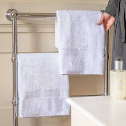 Duncan Stewart Personalised Luxury Cotton Bath Sheet in Silver - thumbnail 7