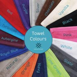 Duncan Stewart Personalised Luxury Cotton Bath Sheet in Silver - thumbnail 3