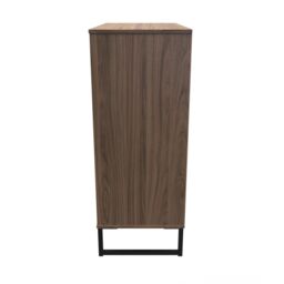 Ready Assembled 2 U Fuji 5 Drawer Chest (Ready Assembled) in Walnut - thumbnail 2