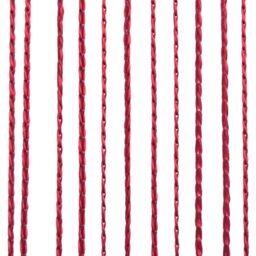 Berkfield Home String Curtains 2 pcs 140x250 cm Burgundy in Red - thumbnail 3