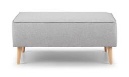 The Great Sofa Company Ailis Footstool Faro Ashen in Light Grey - thumbnail 3