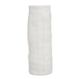 Orsina Traditional Stoneware White Large Vase, Versatile Flower Vase, Compact & Lightweight Vase For Flowers - thumbnail 1