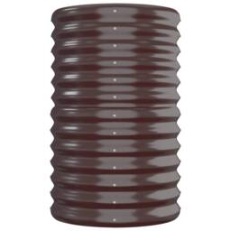 Berkfield Home Garden Raised Bed Powder-coated Steel 260x40x68 cm Brown - Size: 260 x 40 x 68 cm - thumbnail 4