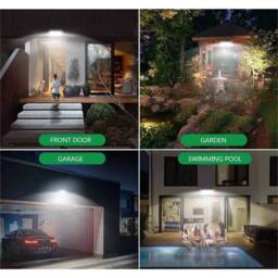 Kelvenix 118 LED Solar PIR Motion Sensor Light - Garden Outdoor Security Lamp in Black - thumbnail 3