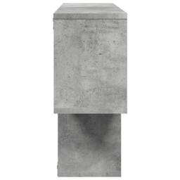 Berkfield Home Wall Shelf Concrete Grey 100x20x53 cm Engineered Wood - Size: 100 x 20 x 53 cm - thumbnail 5