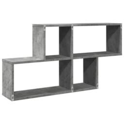 Berkfield Home Wall Shelf Concrete Grey 100x20x53 cm Engineered Wood - Size: 100 x 20 x 53 cm - thumbnail 6