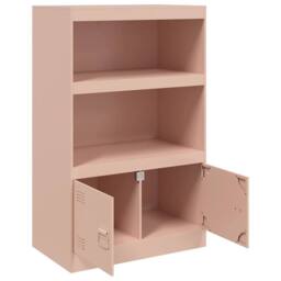 Berkfield Home Sideboard Pink 67x39x107 cm Steel - Size: 67 x 39 x 107 cm - thumbnail 7