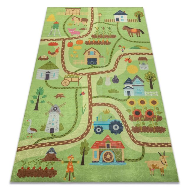 RugsX Bambino Rug in Green - Size: 120 cm x 170 cm - image 1