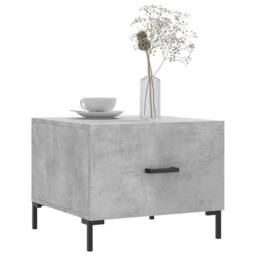 Berkfield Home Decorative Coffee Tables 2 pcs Concrete Grey 50x50x40 cm Engineer - Size: 50 x 50 x 40 cm - thumbnail 1