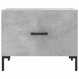 Berkfield Home Decorative Coffee Tables 2 pcs Concrete Grey 50x50x40 cm Engineer - Size: 50 x 50 x 40 cm - thumbnail 6