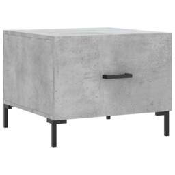 Berkfield Home Decorative Coffee Tables 2 pcs Concrete Grey 50x50x40 cm Engineer - Size: 50 x 50 x 40 cm - thumbnail 5