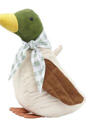 Ulster Weavers Mallard Animal Print 100% Cotton Shaped Doorstop in Beige - thumbnail 2