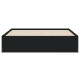 Berkfield Home Bed Frame with Drawers without Mattress Black 150x200 cm King Size - thumbnail 6