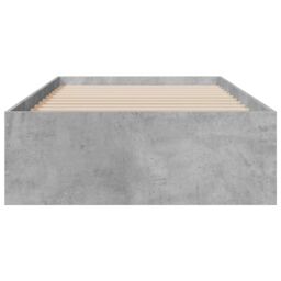 Berkfield Home Bed Frame with Drawers without Mattress Concrete Grey 90x190 cm Single - thumbnail 4
