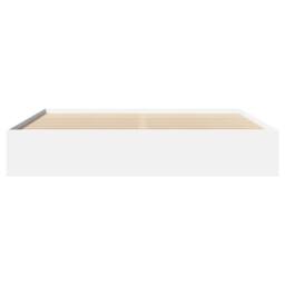 Berkfield Home Bed Frame without Mattress White 180x200 cm Super King Engineered Wood - thumbnail 5