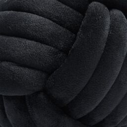 OHS Matte Velvet Rope Weighted Decorative Door Stop with Handle in Black - thumbnail 5