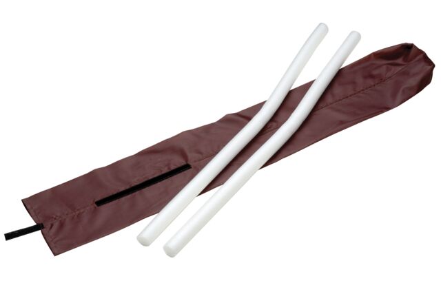 Orsina Twin Draught Guard With Foam Rollers, Door Draught Blocker, Under Door Draught Stopper, Door Bottom Seal in Brown - image 1