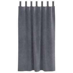 Berkfield Home Blackout Curtains with Hanging Loops 2 pcs Super Light Grey Velvet - thumbnail 4