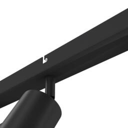 Emitto 4-Way Spotlight Ceiling Light Fully Adjustable Steel Modern Black GU10 - thumbnail 7