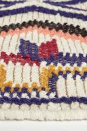 Homescapes Goa Multi Colour Kilim Runner Wool Rug 66 x 200 cm - Size: 66 cm x 200 cm - thumbnail 4