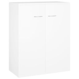 Berkfield Home Sideboard White 60x30x75 cm Engineered Wood - Size: 60 x 30 x 75 cm - thumbnail 2