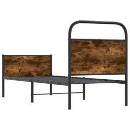 Berkfield Home Bed Frame without Mattress 80x200 cm Sonoma Oak Engineered Wood in Brown - thumbnail 7