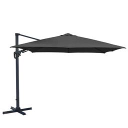 Charles Bentley 3.5m Premium Quality Cantilever Umbrella Parasol Grey - thumbnail 1