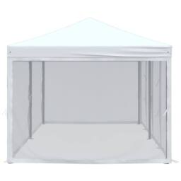 Berkfield Home Sturdy Folding Party Tent with Sidewalls White 3x6 m - thumbnail 4