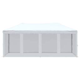 Berkfield Home Sturdy Folding Party Tent with Sidewalls White 3x6 m - thumbnail 1