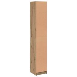 Berkfield Home Bathroom Cabinet Artisan Oak 32x34x188.5 cm Engineered Wood in Brown - thumbnail 6