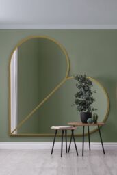 MirrorOutlet Gold Metal Framed Heart Shaped Leaner/Wall Mirror (180CM X 180CM) - Size: 1 Pack - thumbnail 6
