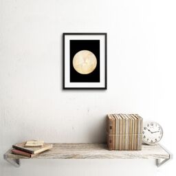 "Artery8 Wall Art Print Abstract Circle Hilma Af Klint No 14 Swan Artwork Framed 9X7 Inch in Black - Size: W7"" x H9""" - thumbnail 2