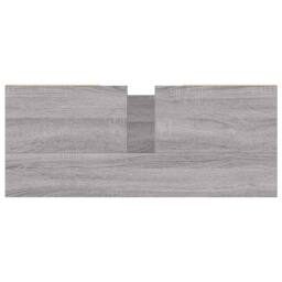 Berkfield Home Durable Bathroom Cabinet Grey Sonoma 80x33x60 cm Engineered Wood - Size: 80 x 33 x 60 cm - thumbnail 9