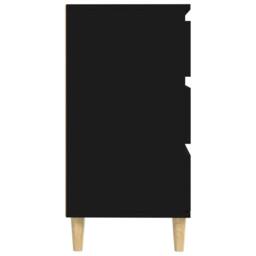 Berkfield Home Sideboard Black 60x35x70 cm Engineered Wood - Size: 60 x 35 x 70 cm - thumbnail 8