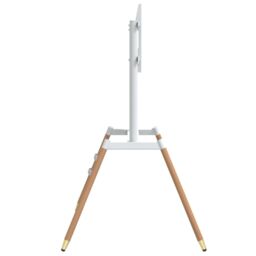 Berkfield Home Easel TV Stand for 37-86 Inch Screen Max VESA 400x600 mm 60 kg in White - thumbnail 5